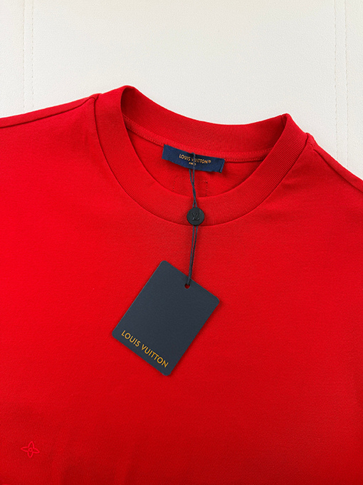 ルイヴィトン フロッキーグラデーションプリント半袖Tシャツ