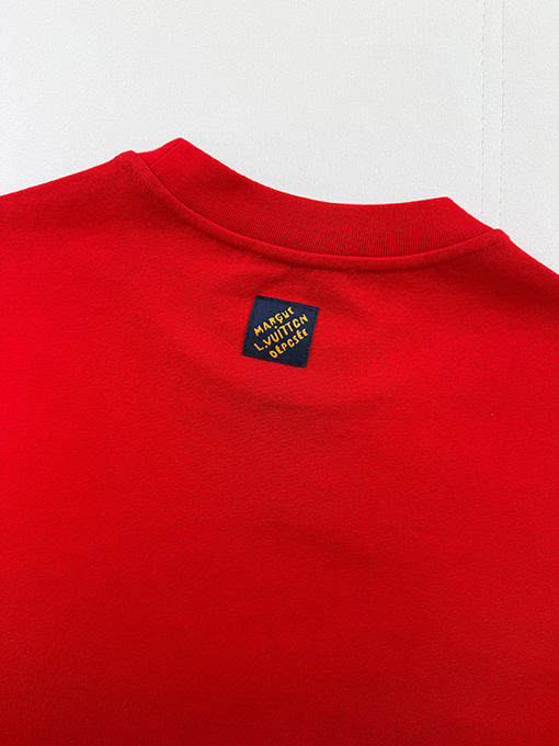 ルイヴィトン フロッキーグラデーションプリント半袖Tシャツ