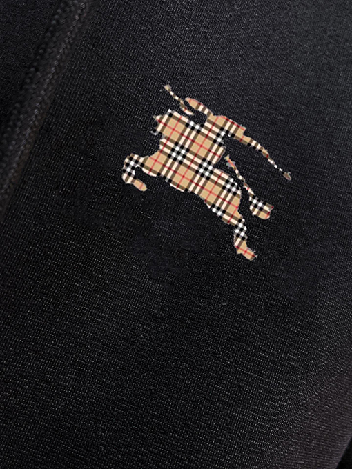 バーバリーコピー BURBERRY 人気のフード付きジップアップスウェットシャツとパンツのセット