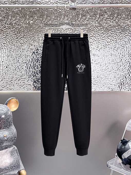 ヴェルサーチ VERSACE 新モデル人気のフード付きジップアップスウェットシャツとパンツのセット