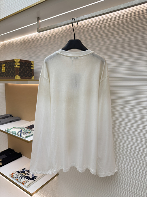 アクネストゥディオズスーパーコピー Acne Studios 1996 泥染め水洗いダメージをした長袖シャツ