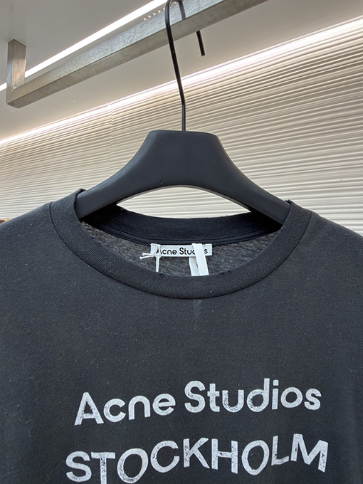 アクネストゥディオズスーパーコピー Acne Studios 1996 泥染め水洗いダメージをした長袖シャツ