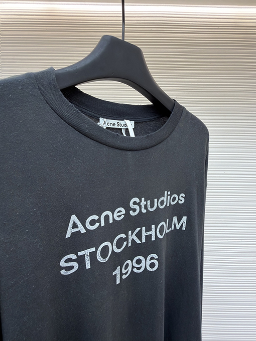 アクネストゥディオズスーパーコピー Acne Studios 1996 泥染め水洗いダメージをした長袖シャツ