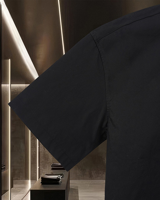 バレンシアガコピー Balenclaga 文字ロゴ刺繍入り半袖シャツ