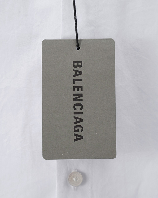 バレンシアガコピー Balenclaga 文字ロゴ刺繍入り半袖シャツ