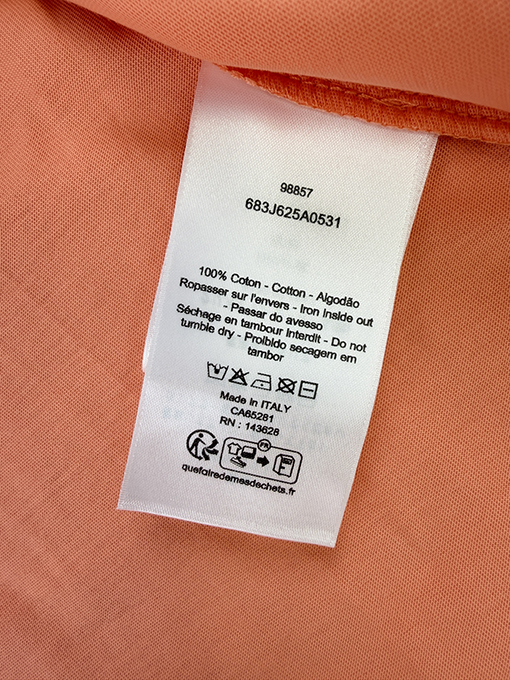 ディオールスーパーコピー Dior 刺繍ロゴ入り半袖Tシャツ