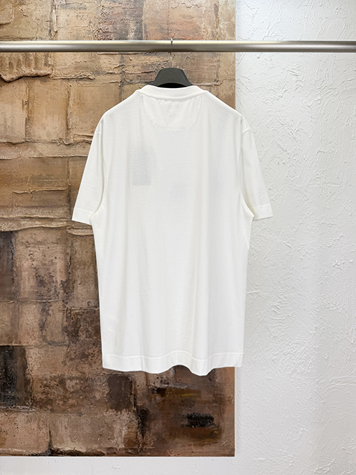 フェンディコピー アイスクリームの刺繍り半袖Tシャツ