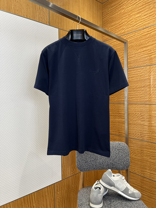 ディオールスーパーコピー Christian Dior couture 刺繍入りクルーネック半袖Tシャツ