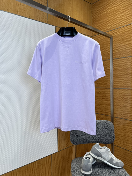 ディオールスーパーコピー Christian Dior couture 刺繍入りクルーネック半袖Tシャツ