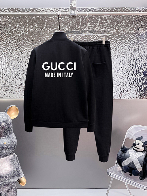 グッチ Gucci 新モデル人気のジップアップスウェットシャツとパンツのセット