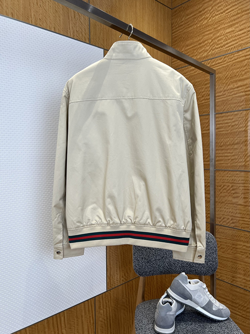 グッチコピー リボン装飾付き刺繍ジャケット