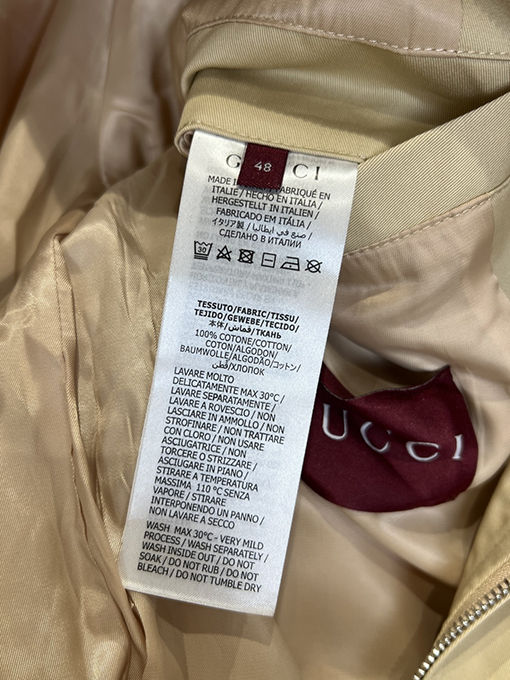 グッチコピー リボン装飾付き刺繍ジャケット