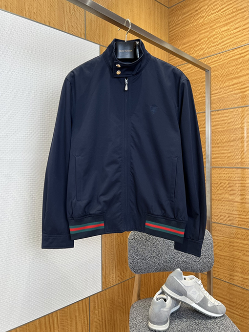 グッチコピー リボン装飾付き刺繍ジャケット