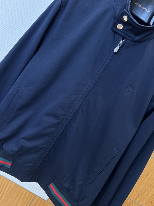 グッチコピー リボン装飾付き刺繍ジャケット