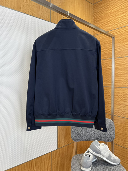 グッチコピー リボン装飾付き刺繍ジャケット