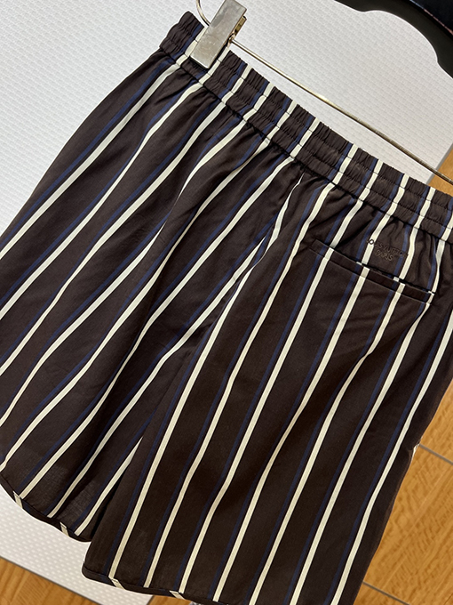 ルイヴィトンスーパーコピー ゴムウエストドローストリング付きカジュアルショーツ