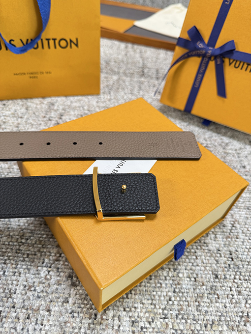 ルイヴィトン 新モデル両面ライチ柄シリーズベルト