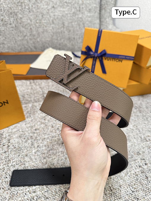 ルイヴィトン 新モデル両面ライチ柄シリーズベルト