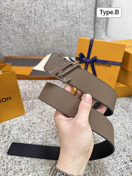 ルイヴィトン 新モデル両面ライチ柄シリーズベルト