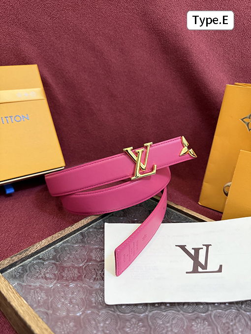 ルイヴィトンブランドコピー Monogram クラシックな花柄の両面レザーベルト