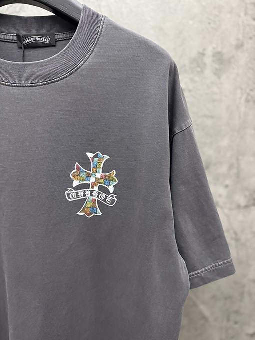 クロムハーツ アメリカンスタイルのカップル柄半袖Tシャツ