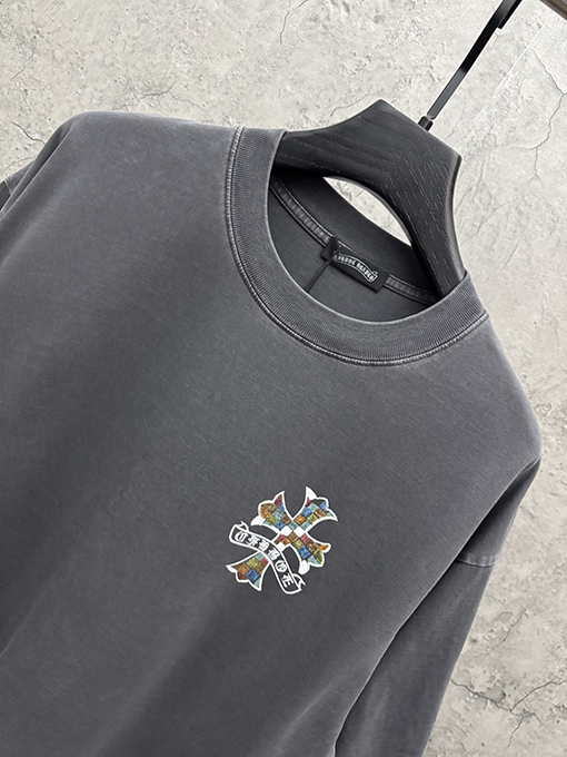 クロムハーツ アメリカンスタイルのカップル柄半袖Tシャツ