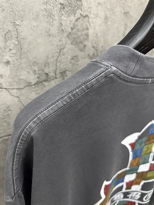 クロムハーツ アメリカンスタイルのカップル柄半袖Tシャツ