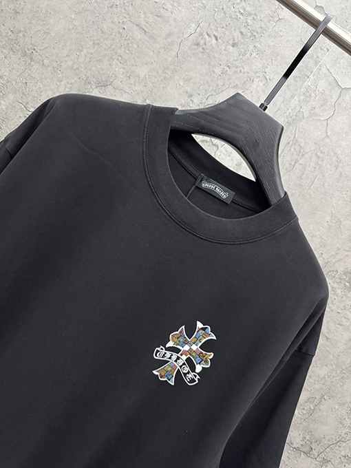 クロムハーツ アメリカンスタイルのカップル柄半袖Tシャツ