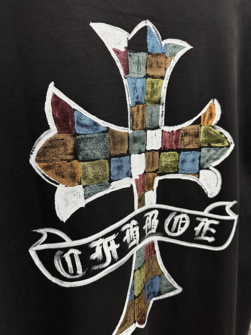 クロムハーツ アメリカンスタイルのカップル柄半袖Tシャツ