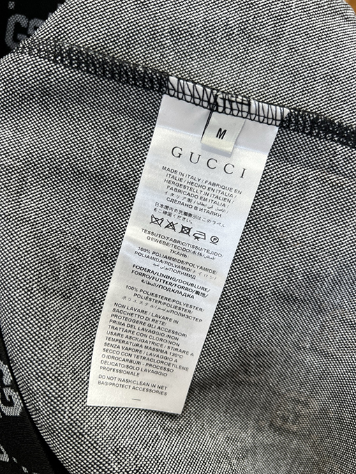 グッチスーパーコピー ダブルGの総柄プリント半袖ポロシャツ