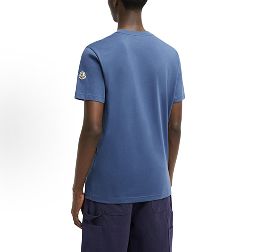 モンクレールコピー アームバンド付きデニムポケット付き半袖Tシャツ