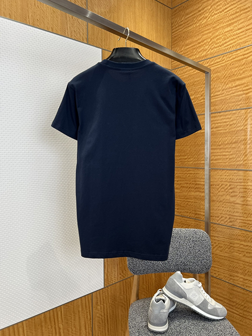 モンクレールコピー アームバンド付きデニムポケット付き半袖Tシャツ