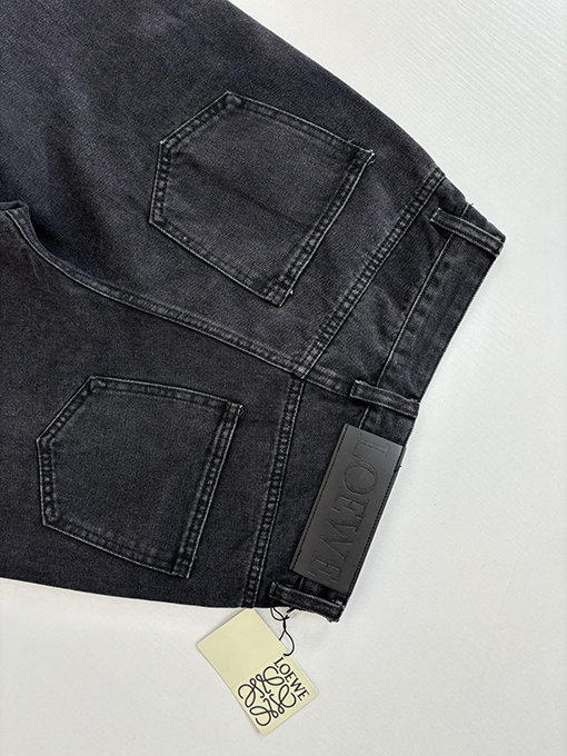 ロエベブランドスーパーコピー Anagram デニム刺繍ジーンズ