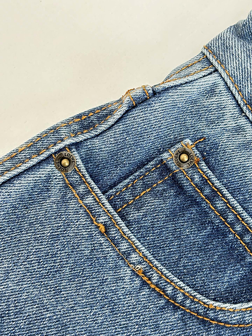 ロエベブランドスーパーコピー Anagram デニム刺繍ジーンズ