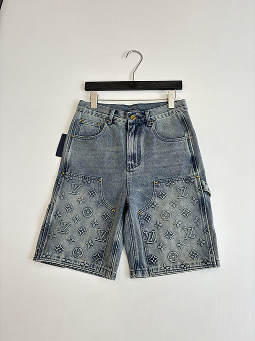 ルイヴィトンスーパーコピー LV 新作クラシックカーゴデニムショーツ