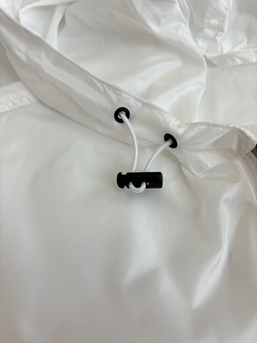 バーバリー チェック柄トリムのナイロンフード付き日焼け防止ジャケット