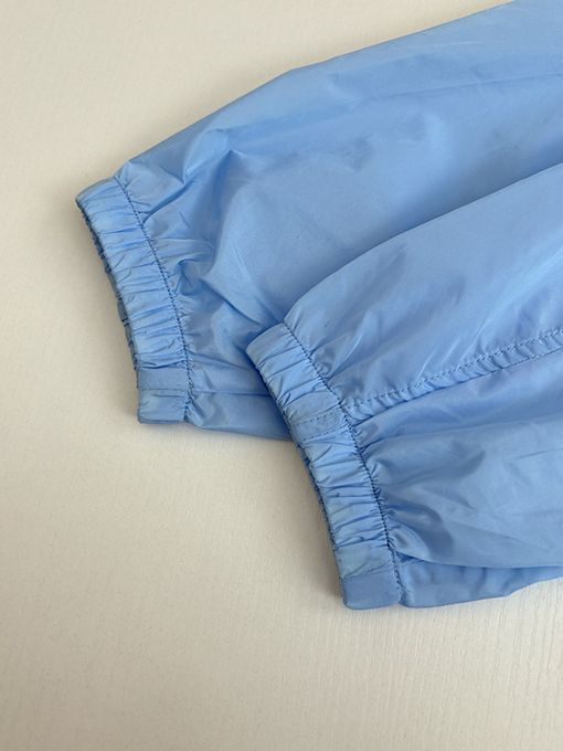 バーバリー チェック柄トリムのナイロンフード付き日焼け防止ジャケット