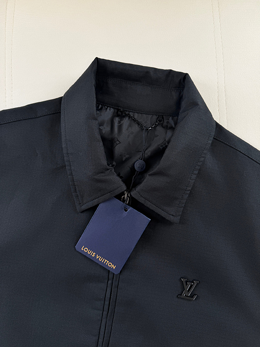 ルイヴィトン レザーパッチワークワークジャケット