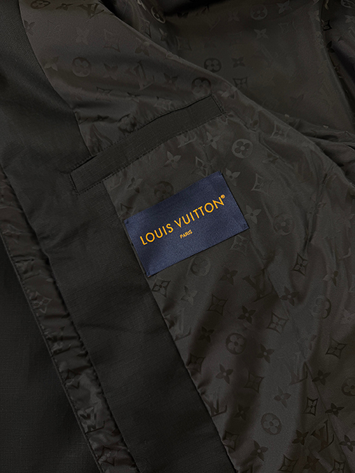 ルイヴィトン レザーパッチワークワークジャケット