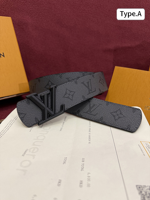 ルイヴィトン Dimension Monogram Midnight クラシックな両面ベルト