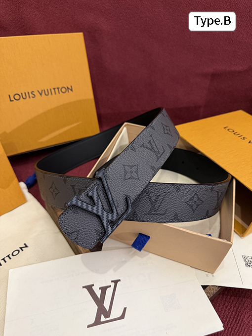 ルイヴィトン Dimension Monogram Midnight クラシックな両面ベルト