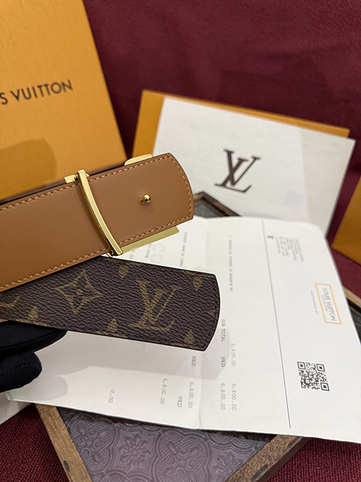 ルイヴィトン Dimension Monogram Midnight クラシックな両面ベルト