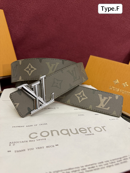 ルイヴィトンコピー Initials Monogram Surplus コーティングキャンバス製の時計ストラップとベルト