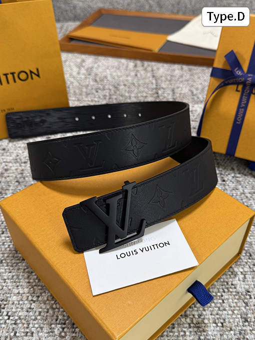 ルイヴィトン プレーンエンボスの水面波紋ベースシリーズベルト