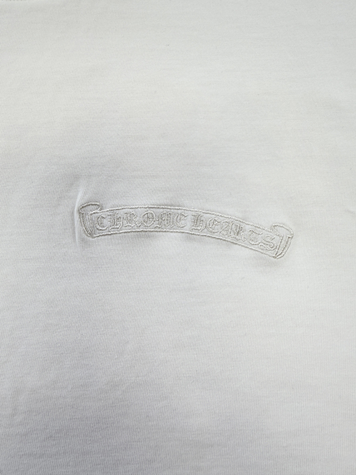 クロムハーツブランドコピー アップリケ刺繍り半袖Tシャツ