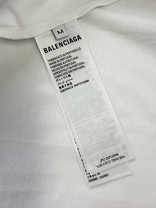 バレンシアガ Balenciaga アーティスティックプリントの半袖Tシャツ