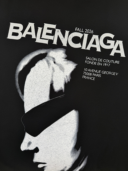 バレンシアガブランドスーパーコピー Balenciaga キャラクターアートプリント半袖Tシャツ