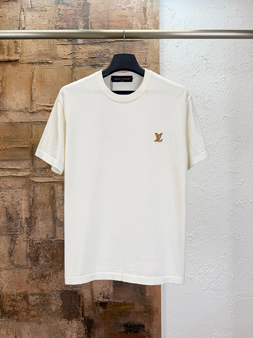 ルイヴィトンコピー LV ロゴりニット半袖Tシャツ