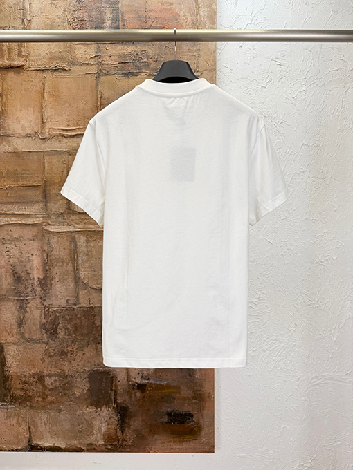 ルイヴィトン 金糸の花柄刺繍り半袖Tシャツ