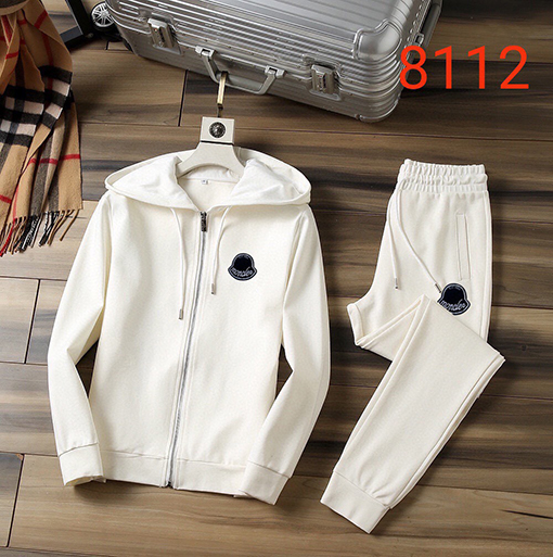 モンクレールコピー 新モデル人気のフード付きジップアップスウェットシャツとパンツのセット